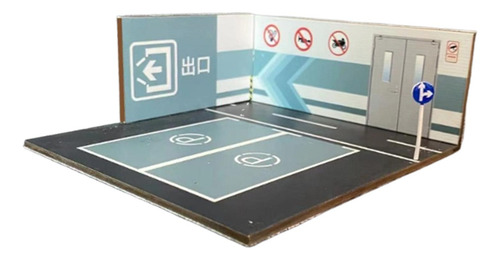 Estacionamiento A Escala 1:64, Construcción De Estilo B