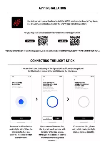 Stray Kids Stay Lightstick Official Bluetooth Kpop Concert.1