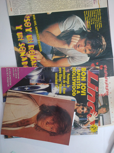 Bon Jovi Pack X 3 Revistas