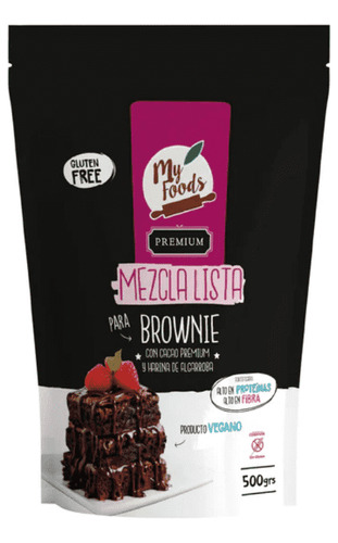 My Foods Mezcla Brownie Premium Sin Gluten 500 G