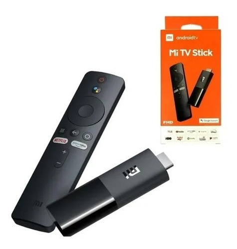 Xiaomi Mi Tv Stick Mdz-24-aa  De Voz Full Hd 8gb  Negro Con 