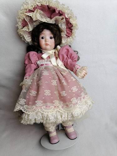 Linda Muñeca De Porcelana Original Bradley Doll 30cm. 