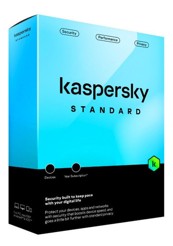 Kaspersky Standard 1 Dispositivo 2 Años 2024.