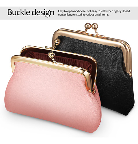 Bolsos De Pulsera Para Mujer, Llavero Retro, Minibolso, Mone
