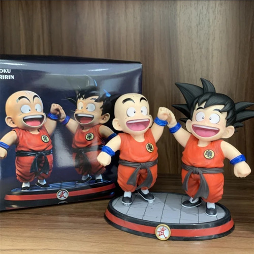 Figura Dragon Ball Krilin Y Goku Torneo Artes Marciales