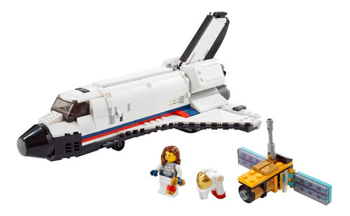 Lego Bloques Creator 3 En 1 Space Shuttle Adventure 31117 Cantidad De Piezas 486