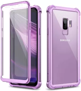 Funda Para Samsung Galaxy S9 Plus (violeta-transparente)