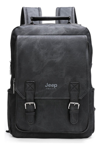 Mochila De Hombre Jeep Buluo, Bolso De Piel De Gran Capacidad