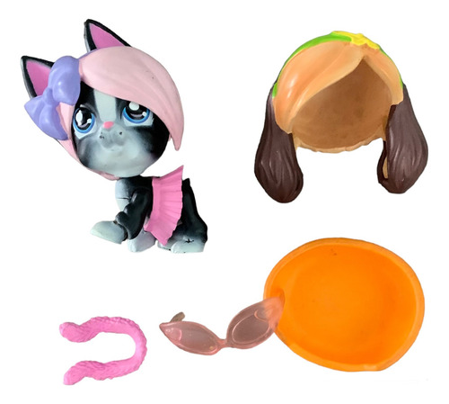 Littlest Pets Shop- Mascota Con Pelucas.