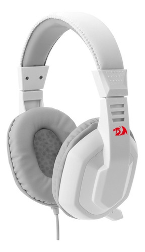 Imagem 3 de 7 de Fone De Ouvido Over-ear Gamer Redragon Ares Branco H120w