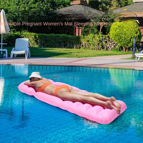 Colchoneta Inflable For Dormir For Embarazadas Cómoda Moda