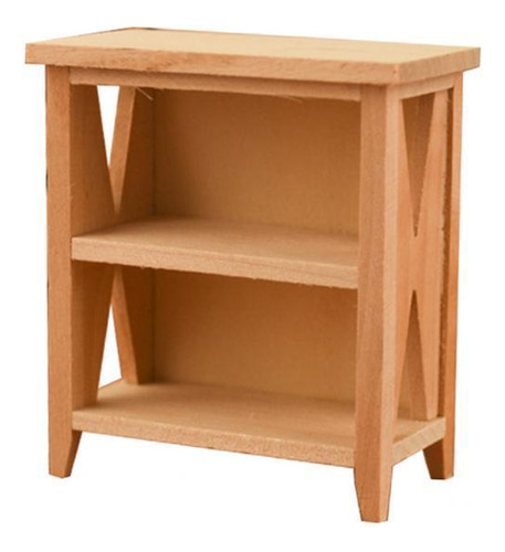 3 X 12 A Casa De Muñecas Estante De Exhibición De Madera