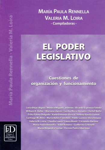 El Poder Legislativo.