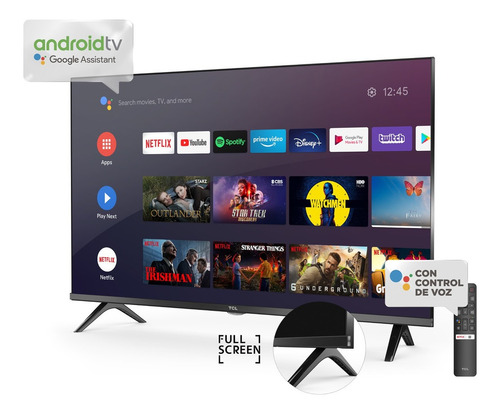 Imagen 2 de 4 de Smart Tv Tcl 32 Hd 32s61e Android Tv