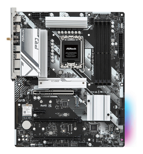 Placa-mãe Asrock B760 Pro Rs Wifi Lga 1700 Ddr5 M.2 Atx