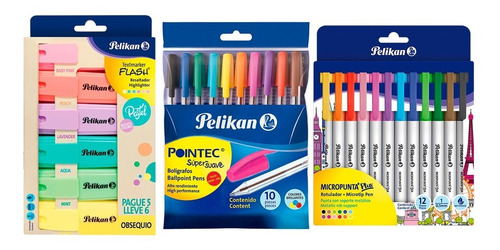 Escritura Pastel Pelikan: Micropuntas+pointec+flashx6