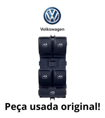 Botão Vidro Elétrico Dianteiro Esquerdo Volkswagen  Polo