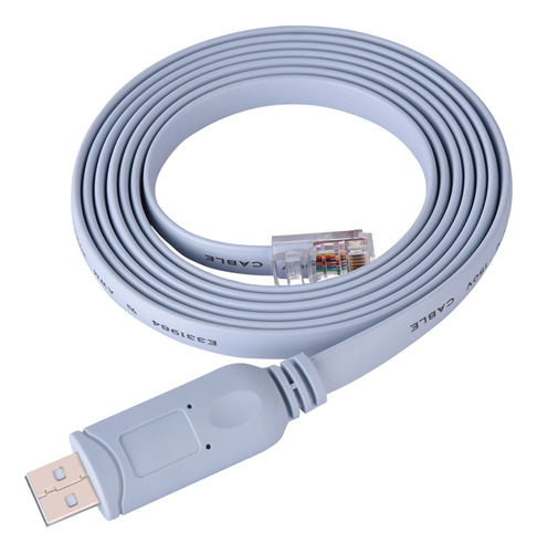 Cable Plano De Consola Serie Usb2.0 Macho A Rj45 Macho Cat5