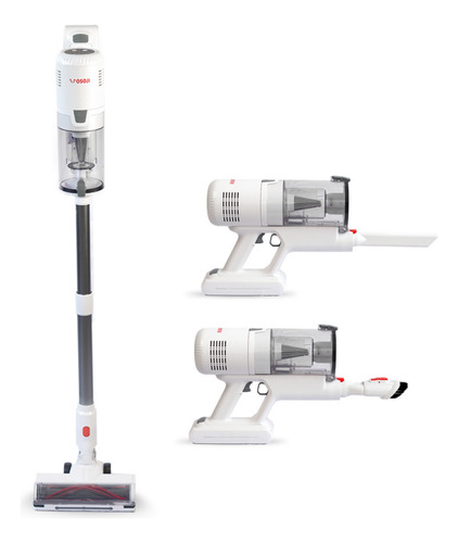 Aspiradora Inalámbrica D300 Plus Cordless Recargable 40000pa Blanco/negro