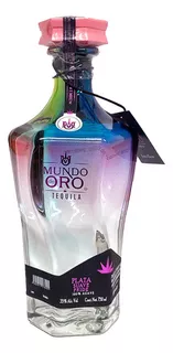 Tequila Artesanal Mundo De Oro Plata Suave Pride 750 Ml