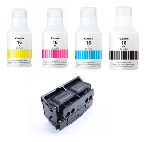 Kit cabezales Canon CH649A tintas GI-16