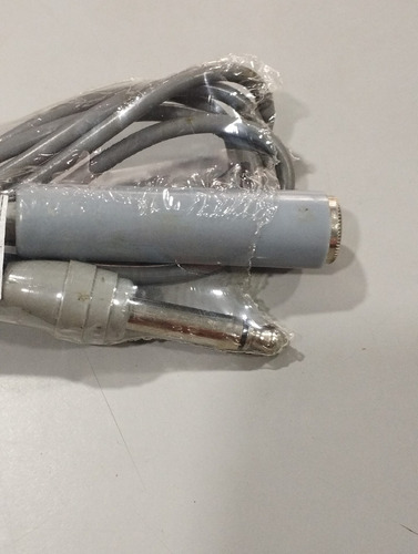 Cable Micrófono Plug 1/4 A Jack 1/4 Mono 1.8m