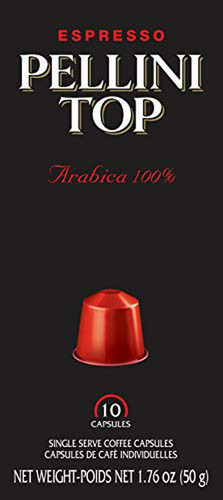 Cápsulas De Espresso Pellini Top 100% Arabica, 10 Unidades