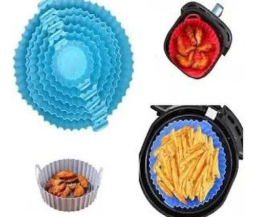 Set Bandejas De Silicona Para Airfryer X6u