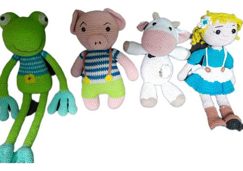 Muñecos Tejidos A Crochet, Amigurumis, Peluches