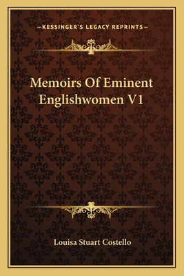 Libro Memoirs Of Eminent Englishwomen V1 - Costello, Loui...