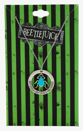 Collar Beetlejuice Escarabajo Pelicula Original Hottopic