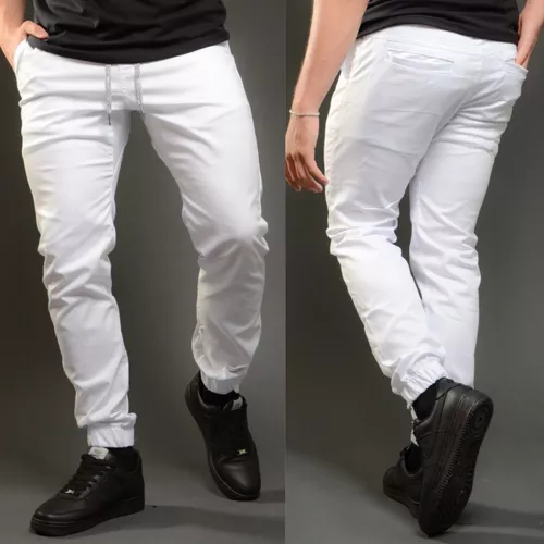 Pantalon Blanco Hombre