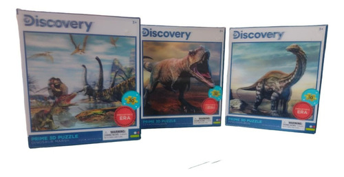 Puzzle Rompecabezas 50 Pzs Prime 3d Dinosaur Mash Discovery