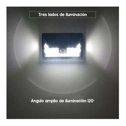Lampara Solar Exterior 48 Led Sensor Movimiento + Envío