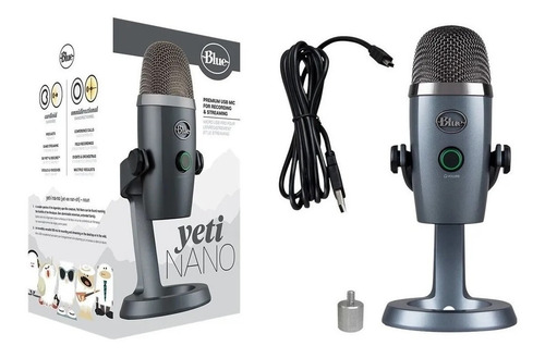 Microfono Blue Yeti Nano Usb Negro