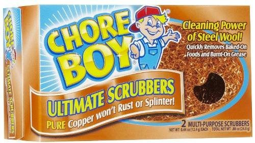 Chore Boy Cobre Decapado 4 Paquete De 2 Almohadillas