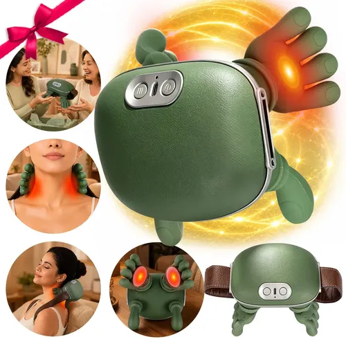 Massageador Pescoço Ombro Maozinha 3d Aquecimento Elétrico Recarr...