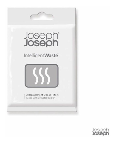 Set De 2 Filtros Repuestos Basureros Joseph Joseph Color Negro