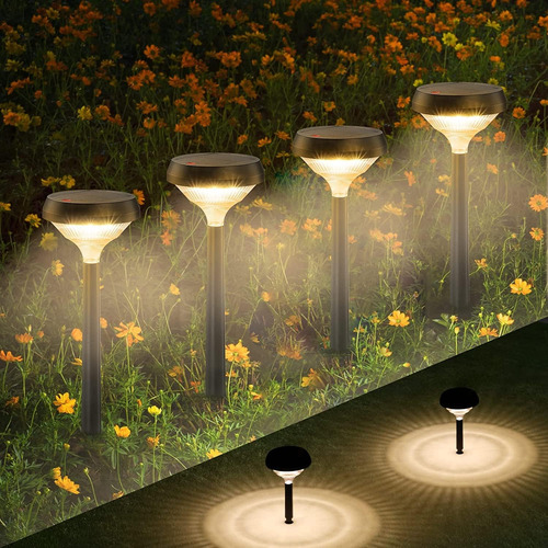 Luces De Camino Solar De Linkind Al Aire Libre 8 Paquete, De