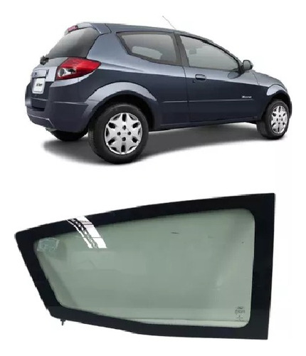 Vidrio Ventana Trasera Derecha Ford Ka 08/16 Original 