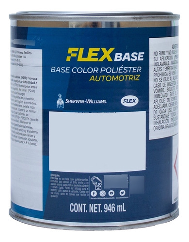 Flexbase Plus Color Negro .946 Ml Sherwin Williams