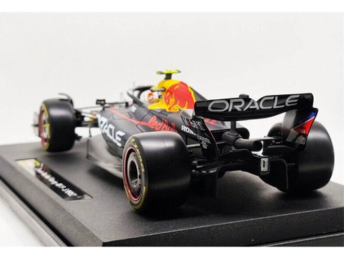 F1 Oracle Red Bull Rb19 1 Max Verstappen 2023 1 en 18 Burago Color Negro