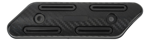 Escudo Térmico De Tubo De Escape Preto Preto Universal Para