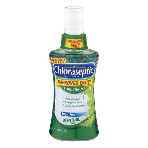 Chloraseptic Dolor De Garganta Fenol/oral Anestésico Sin