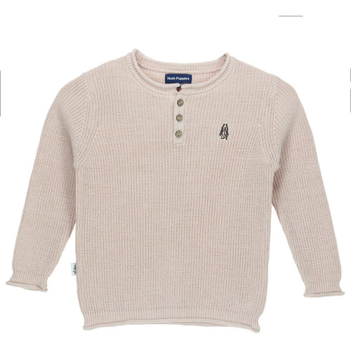 Sweater Niño Henley Beige Hush Puppies