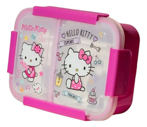 Hello Kitty Porta Comida 1 Compartimento Importado