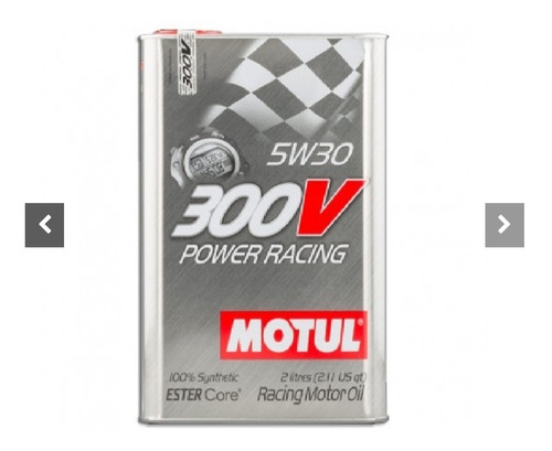 Aceite Sintético 5w30 Motul 300v Power Racing 2 Litros