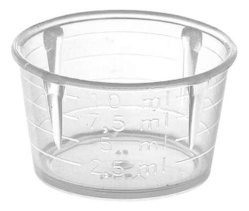 Copo Dosador Medidas 10ml Para Gpp Rosca 24mm (200 Unidades)