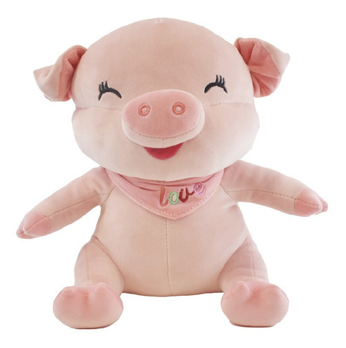 Peluche Chanchito Rosa 30 Cm 