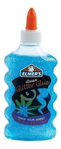 Elmers Glitter Pegamento Adhesivo Delmy Color Azul